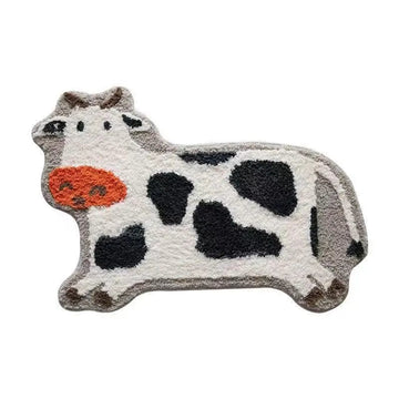 Ali Express Cow Bathmat 73cm X 55cm Polyester